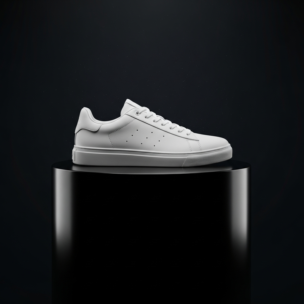 Floating sneaker product shot